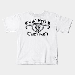 Wild West Cowboy Party Kids T-Shirt